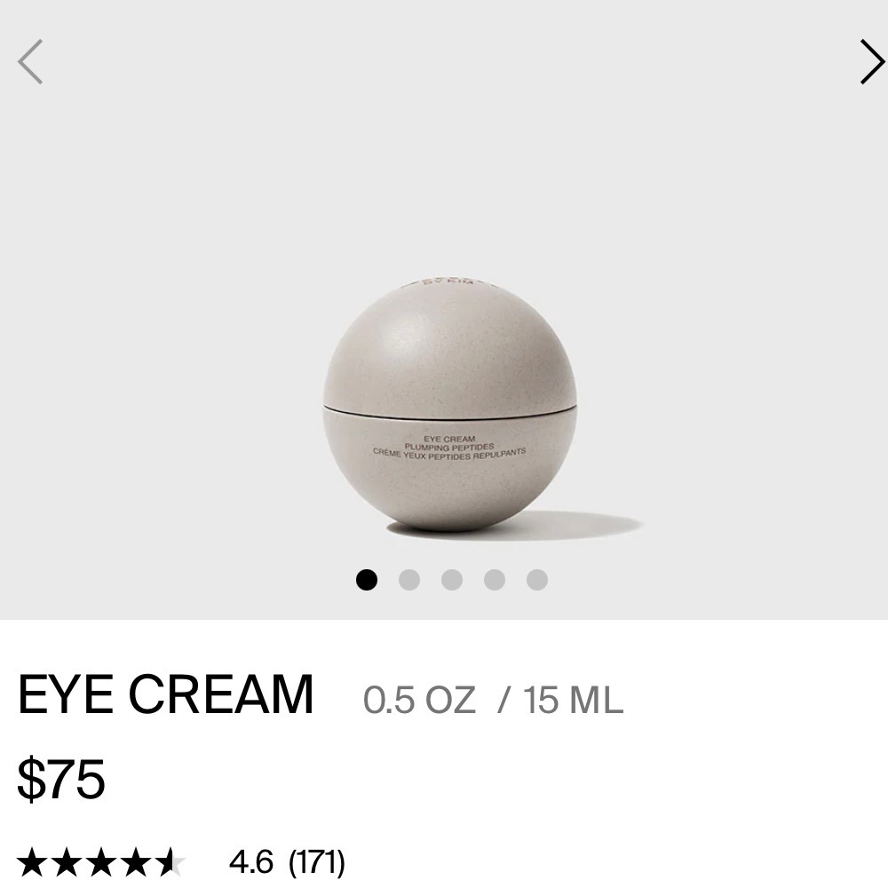 NWT SKKN by Kim Eye Cream Plumping Peptides Full Size .05oz